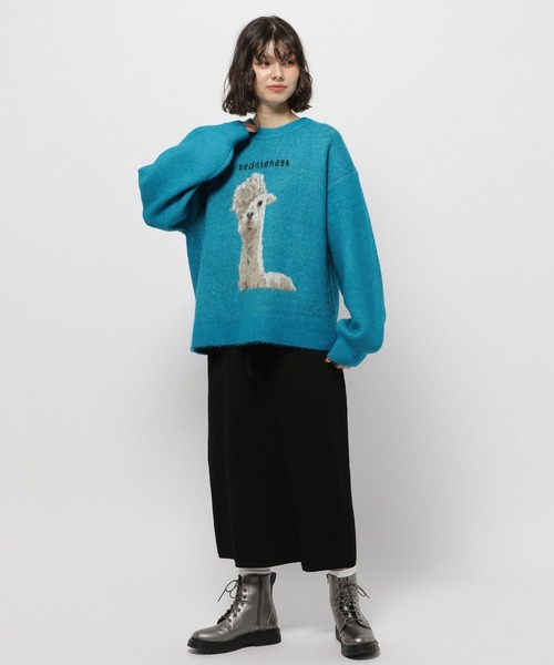 「niko and...」 長袖ニット MEDIUM グリーン レディース_画像10