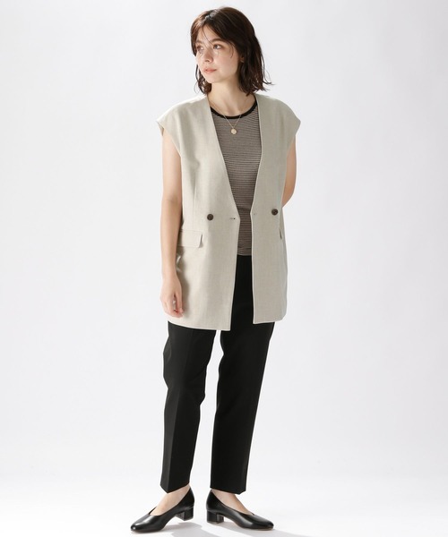 niko and…（ニコアンド） ベスト FREE ブラウン レディース : ZOZOTOWN