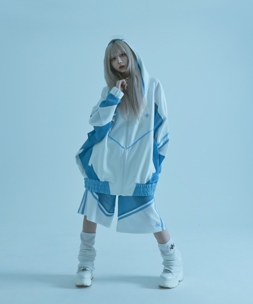 REFLEM（レフレム） ハーフパンツ FREE ブラック×パープル レディース