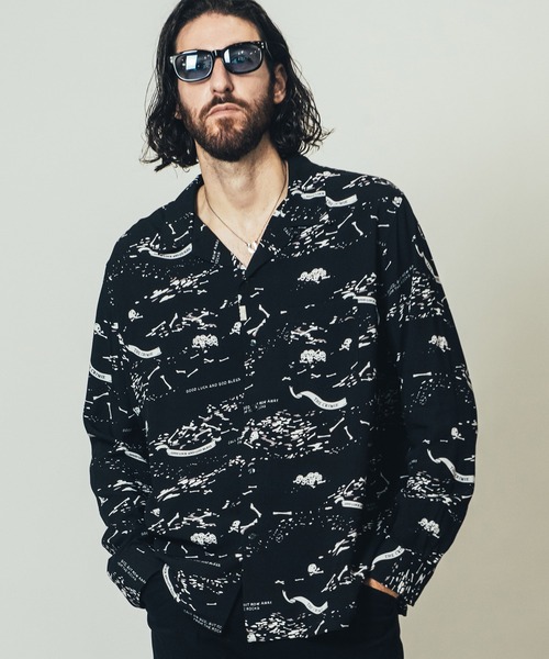 CRMIEブラック長袖シャツ CRIMIE（クライミー） 長袖シャツ X-LARGE ブラック メンズ : ZOZOTOWN