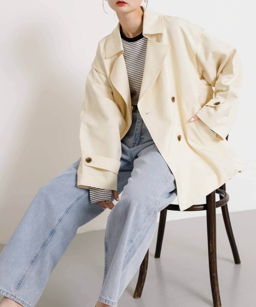 SENSE OF PLACE by URBAN RESEARCH トレンチコート ONE ベージュ
