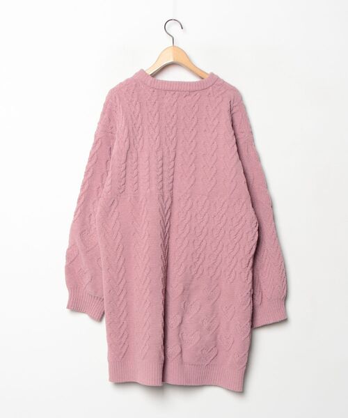 gelato pique（ジェラートピケ） ニットワンピース ONE SIZE ピンク