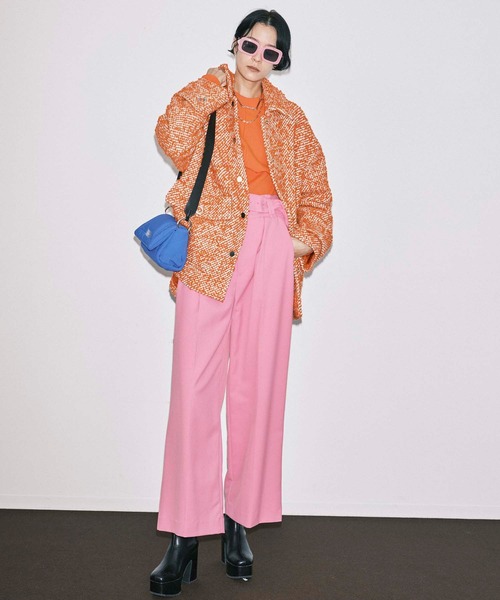 MAISON SPECIAL（メゾンスペシャル） コート FREE オレンジ レディース