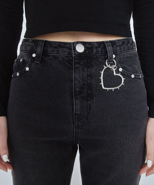 Heart Tattoo ジーンズ デニム デニムパンツ damage flare denim