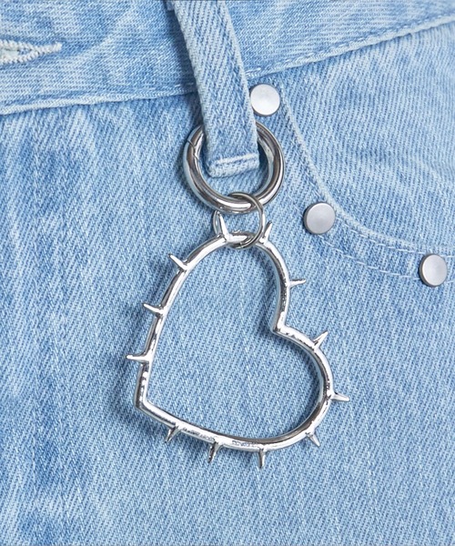 Heart Tattoo ジーンズ デニム デニムパンツ damage flare denim