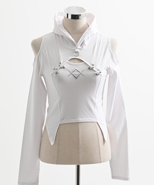 トップス REFLEM REFLEM（レフレム） tシャツ 「REFLEM/レフレム」フード付きオフショル