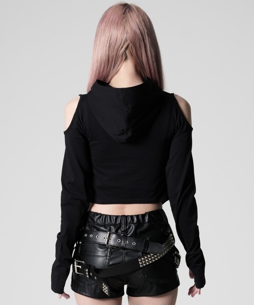 REFLEM（レフレム） tシャツ 「REFLEM/レフレム」フード付きオフショル
