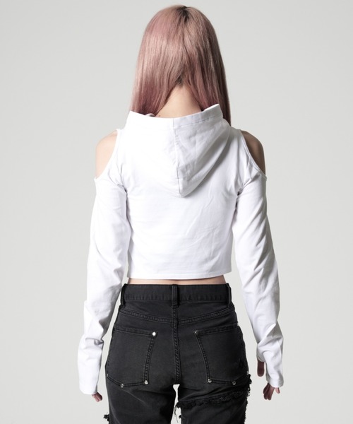 REFLEM（レフレム） tシャツ 「REFLEM/レフレム」フード付きオフショル