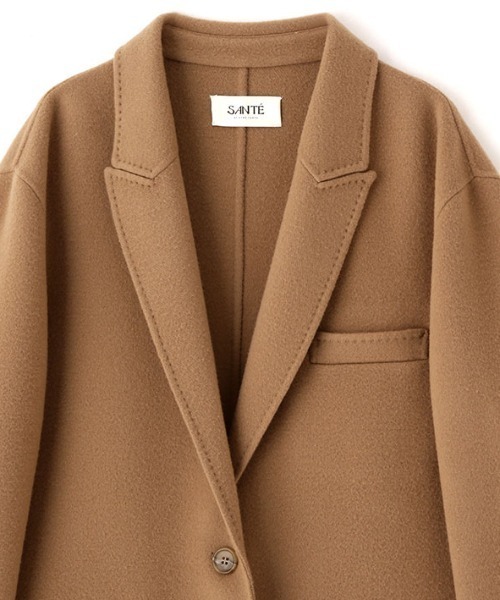 エトレトウキョウ　ジャケット　ブラウン　サイズS ETRE TOKYO（エトレトウキョウ） コート アウター SANTEダブルブレスト