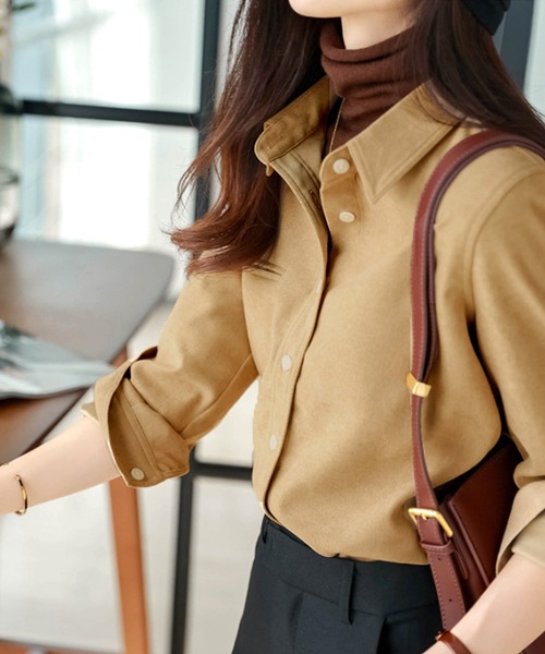 「Amulet」 長袖シャツ M ホワイト レディース_画像3