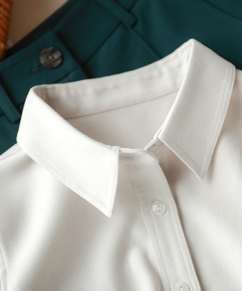 「Amulet」 長袖シャツ M ホワイト レディース_画像4