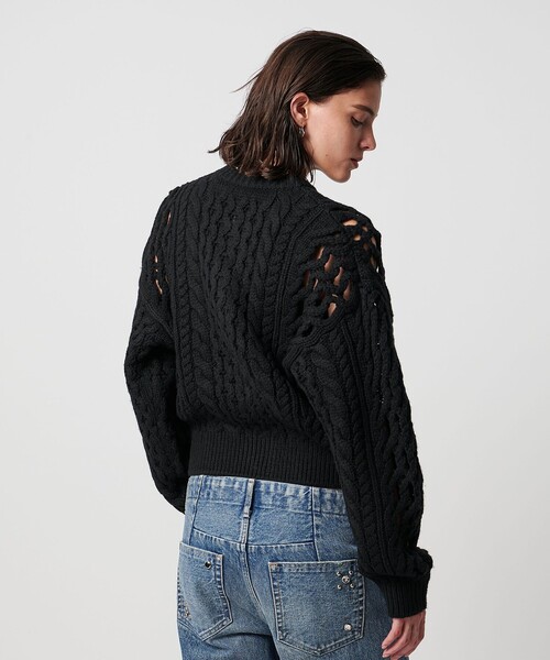 H BEAUTY&YOUTH UNITED ARROWS カーディガン 「H」ケーブル