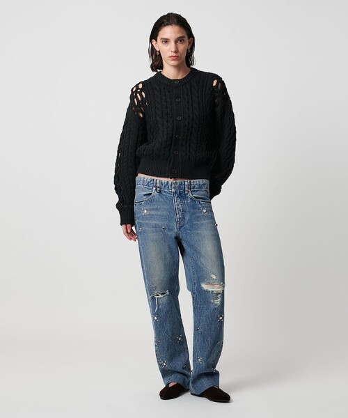 H BEAUTY&YOUTH UNITED ARROWS カーディガン 「H」ケーブル