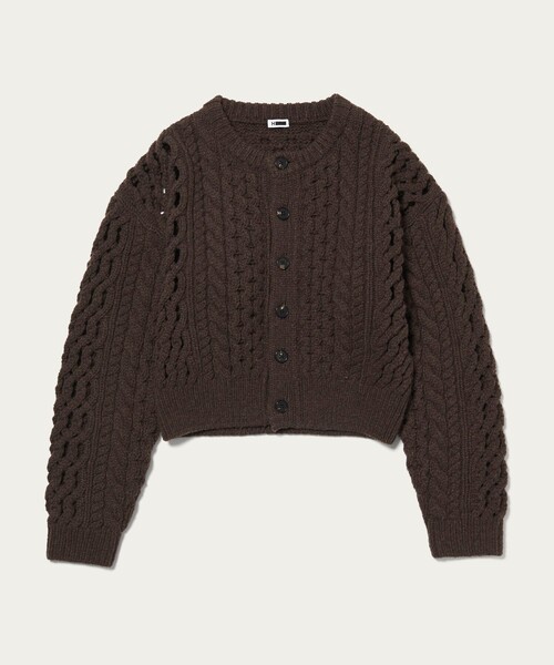 H BEAUTY&YOUTH UNITED ARROWS カーディガン 「H」ケーブル