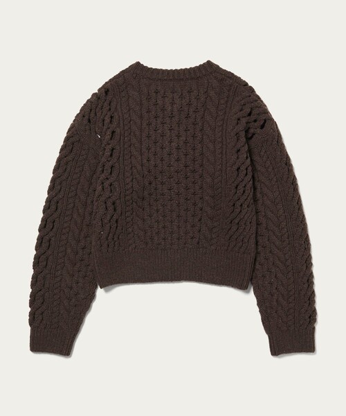 H BEAUTY&YOUTH UNITED ARROWS カーディガン 「H」ケーブル