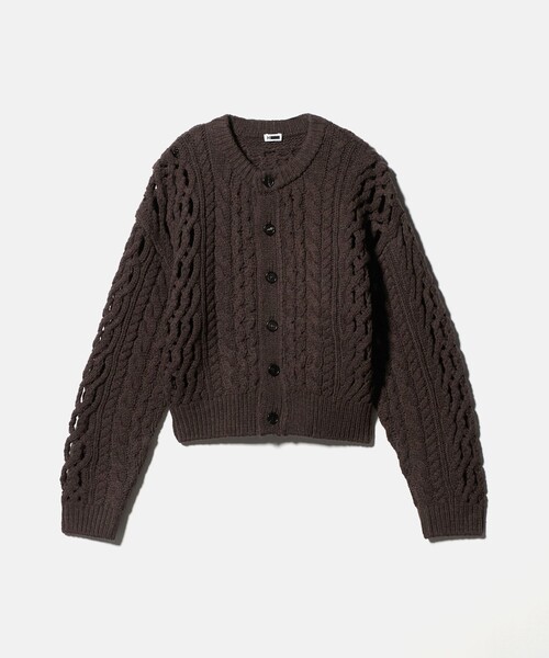 今週末まで値下げ【H beauty&youth】カーディガン H BEAUTY&YOUTH UNITED ARROWS カーディガン 「H」ケーブル