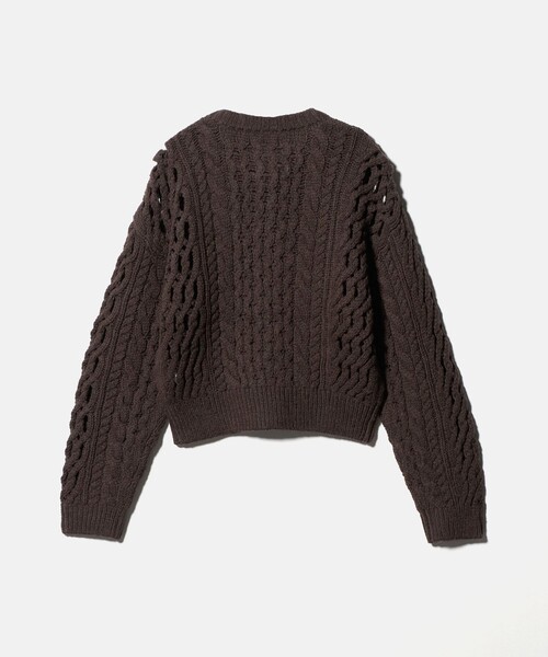 H BEAUTY&YOUTH UNITED ARROWS カーディガン 「H」ケーブル