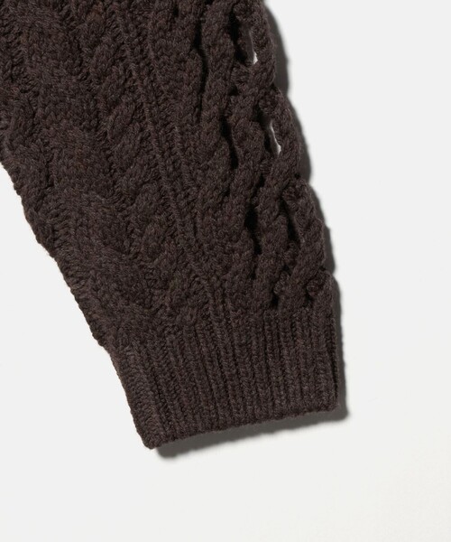 H BEAUTY&YOUTH UNITED ARROWS カーディガン 「H」ケーブル