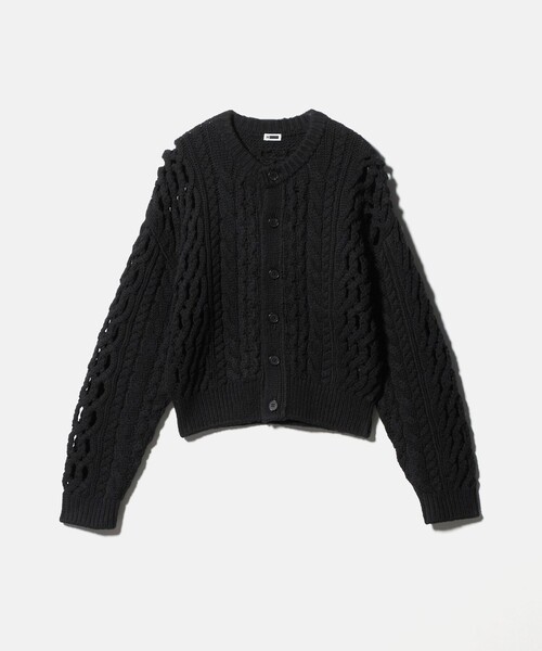H BEAUTY&YOUTH UNITED ARROWS カーディガン 「H」ケーブル