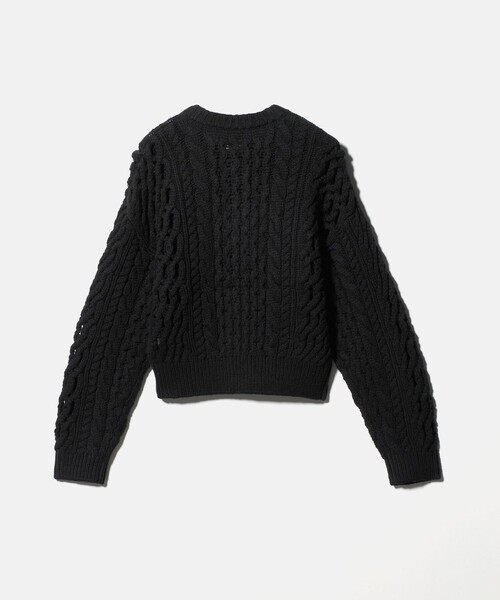 H BEAUTY&YOUTH UNITED ARROWS カーディガン 「H」ケーブル