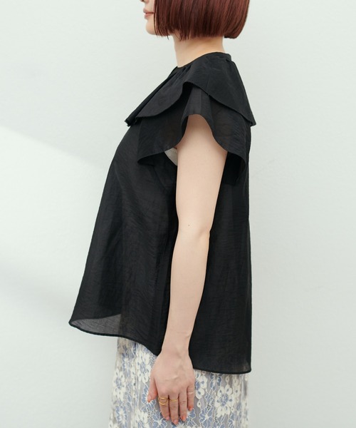 「natural couture」 ノースリーブブラウス FREE グリーン レディース_画像7