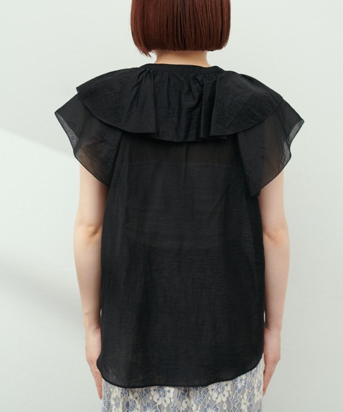 「natural couture」 ノースリーブブラウス FREE グリーン レディース_画像8