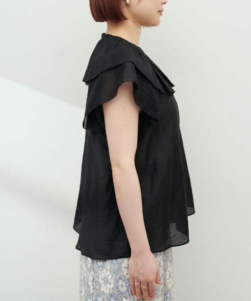 「natural couture」 ノースリーブブラウス FREE グリーン レディース_画像9