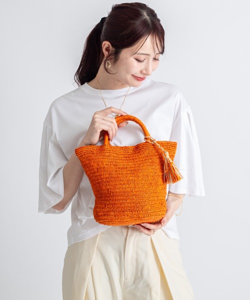 かごバッグ カゴバッグ 「LIMAIA/リマイア」ラフィア素材 かごバッグ