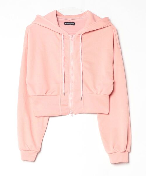 ヤードセール ピンクパーカー S FUNdaysion ジップアップパーカー M ピンク レディース : ZOZOTOWN