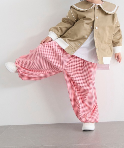 LOWRYS FARM（ローリーズファーム） ワイドパンツ パンツ ギンガム