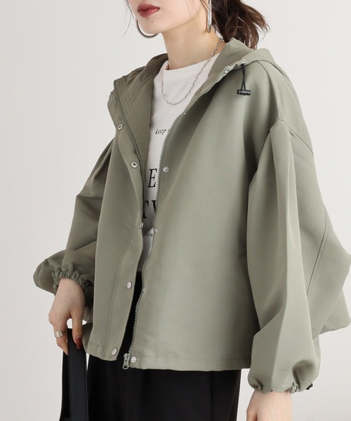 「mitis」 マウンテンパーカー M アイボリー レディース_画像5