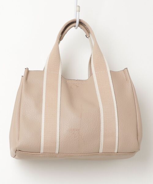 SHIPS any 「SHIPS any」 ハンドバッグ ONE SIZE ベージュ レディース