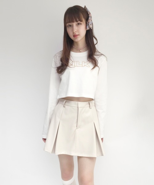 「MILK」 長袖カットソー FREE ピンク レディース_画像2