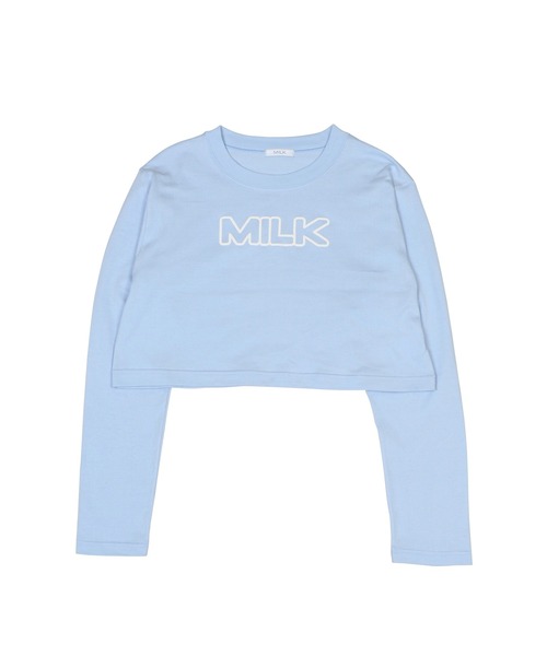「MILK」 長袖カットソー FREE ピンク レディース_画像4