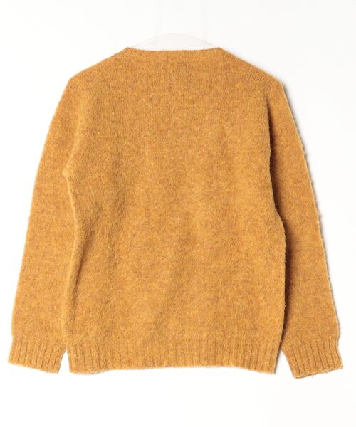 「BEAMS PLUS」 長袖ニット SMALL イエロー メンズ_画像2