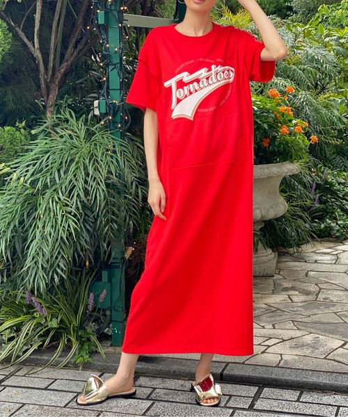 「AVIE」 Tシャツワンピース 38 ブラック レディース_画像5