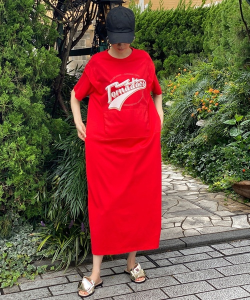 「AVIE」 Tシャツワンピース 38 ブラック レディース_画像6