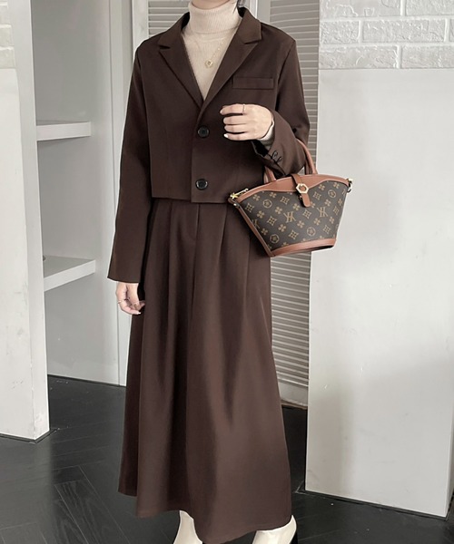 「emi+」 セットアップ M チャコールグレー レディース_画像8