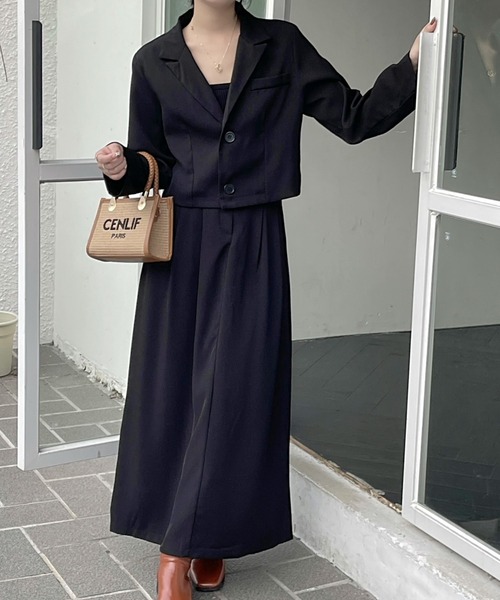 「emi+」 セットアップ M チャコールグレー レディース_画像9