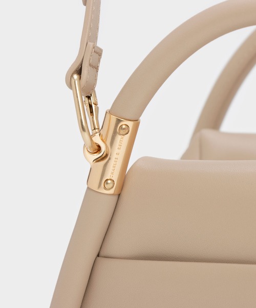 「CHARLES & KEITH」 2WAYバッグ M ライトブルー レディース_画像2