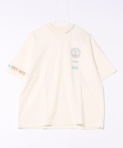 「Ocean Pacific」 半袖Tシャツ MEDIUM チャコールグレー メンズ_画像4