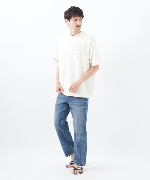 「Ocean Pacific」 半袖Tシャツ MEDIUM チャコールグレー メンズ_画像5