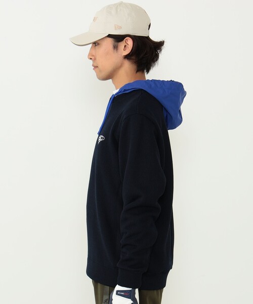 「BEAMS GOLF」 プルオーバーパーカー M ホワイト メンズの画像