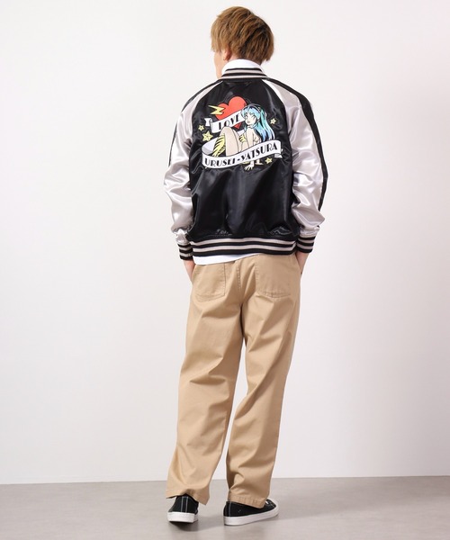 「うる星やつら」 スカジャン M ブラック メンズ_画像2