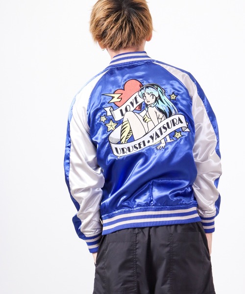 「うる星やつら」 スカジャン M ブラック メンズ_画像9