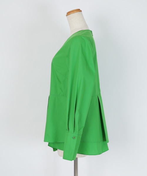 「ur's」 長袖ブラウス S グリーン レディース_画像3