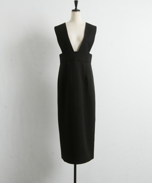 「&. NOSTALGIA」 サロペットスカート FREE ブラック レディース_画像2