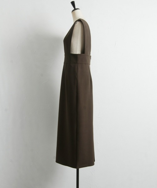 「&. NOSTALGIA」 サロペットスカート FREE ブラック レディース_画像4