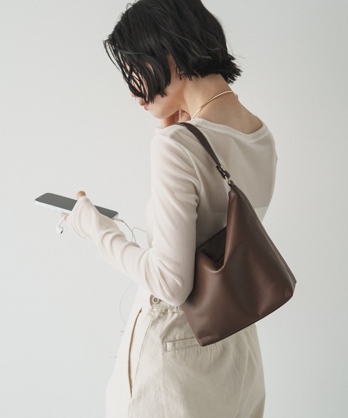 レディースバッグ 「russet」 ショルダーバッグ FREE ダークブラウン 