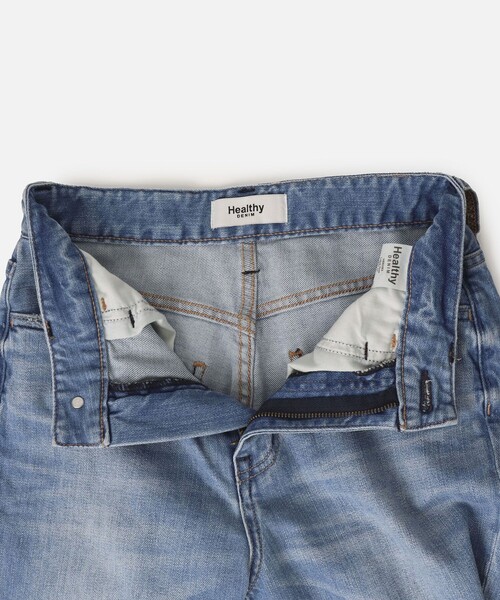 「allureville」 「Healthy Denim」デニムパンツ 22 ライトブルー レディースの画像